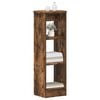 vidaXL Side Cabinet Smoked Oak 40 x 40 x 100 cm Engineered Wood