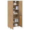 vidaXL Highboard Artisan Oak 69.5 x 34 x 180 cm Engineered Wood