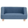 vidaXL Dog Sofa Blue 95x63x39 cm Linen