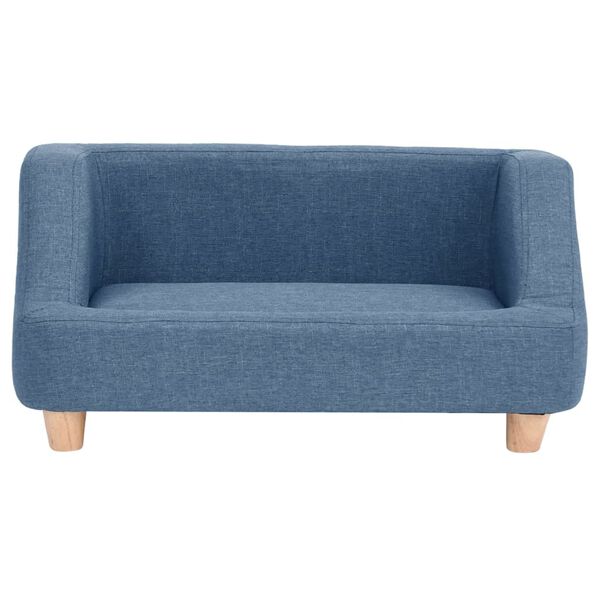vidaXL Dog Sofa Blue 95x63x39 cm Linen