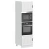 vidaXL Oven Cabinets 2 pcs Lucca White Engineered Wood