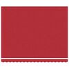 vidaXL Retractable Awning Manual Red 400 x 350 cm Fabric and Metal