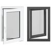 vidaXL Basement Window RISOR 60 x 90 cm PVC and Glass Anthracite