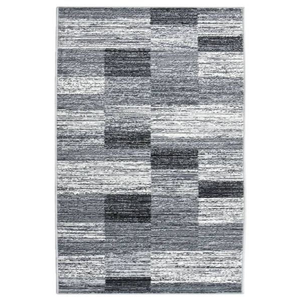 vidaXL Runner Rug BCF Grey 100x150 cm