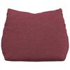 vidaXL Back Pillow Wine Red 45 x 20 x 35 cm Fabric