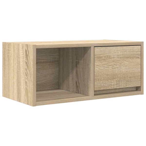 vidaXL TV Cabinet Sonoma Oak 60x31x25.5 cm Engineered Wood