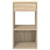vidaXL Bedside Cabinets with Drawer 2 pcs Sonoma Oak 35x34x66.5 cm