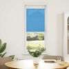 vidaXL Pleated Blind Blue 45x150 cm Fabric Width 44.4 cm Polyester