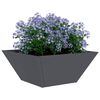 vidaXL Garden Planter 5 pcs Anthracite 35 x 35 x 15 cm