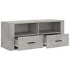vidaXL TV Cabinet Concrete Grey 100x35x40 cm Engineered Wood