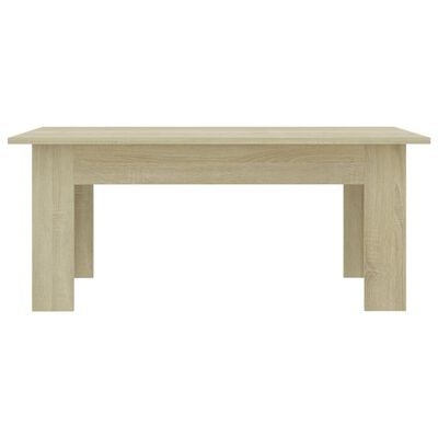 vidaXL Coffee Table Sonoma Oak 100x60x42 cm Engineered Wood
