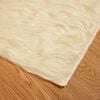vidaXL Faux Sheepskin Rug Tafalla Cream 80 x 150 cm Polyester