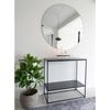 House Nordic Console Table with 2 Shelves Avery Black