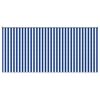 vidaXL Outdoor Roller Blind 90% UV Block Blue and White Stripe HDPE