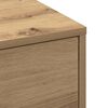 vidaXL Coffee Table Artisan Oak 90 x 90 x 28 cm Engineered Wood