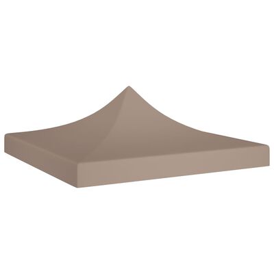 vidaXL Party Tent Roof 2x2 m Taupe 270 g/m²