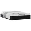 vidaXL Ottoman Bed Frame Black Queen Size Velvet