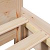 vidaXL Bed Frame without Mattress 90x200 cm Solid Wood Pine