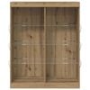 vidaXL LED Sideboard Artisan Oak 41 x 37 x 100 cm Engineered Wood