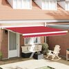 vidaXL Awning Replacement Fabric Red 380 x 295 cm Polyester