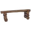 vidaXL Bench Natural 110 x 30 x 34 cm Solid Teak Wood