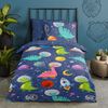 Good Morning Kids Duvet Cover DINOSPACE 140x200/220 cm Multicolour
