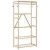 vidaXL Clothes Rack with Shelves 80x40x175 cm Bamboo