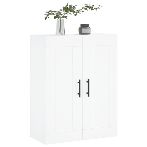 vidaXL Wall Mounted Cabinet White 69.5x34x90 cm Engineered Wood