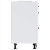vidaXL Kitchen Base Cabinet Kalmar White Engineered Wood