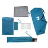 vidaXL Camping Tent Dome 3-Person Blue Waterproof