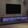 vidaXL TV Wall Cabinets Panama 2 pcs Artisan Oak 100 x 30 x 30 cm