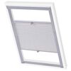 vidaXL Pleated Blinds White S06/606