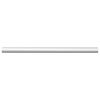 vidaXL Closet Rod 12 pcs Silver 264 x 15 x 29 mm Aluminium Alloy