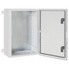 vidaXL Control Cabinet Grey 35 x 19.5 x 50 cm ABS Plastic
