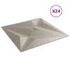 vidaXL Wall Panels 24 pcs Beton 50x50 cm XPS 6 m² Star