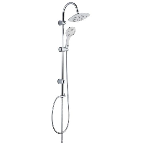 SCH&Uuml;TTE Overhead Shower Set TENERIFFA Chrome-White