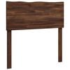 vidaXL Live Edge Headboard ROSTOCK Dark Brown 80 cm Solid Acacia Wood