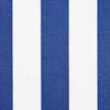 vidaXL Retractable Awning Blue and White 250 x 200 cm