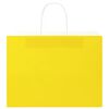 vidaXL Paper Bags 50 pcs with Handles Yellow 32x17x25 cm