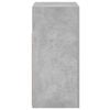 vidaXL Sideboard with LED Lights Concrete Grey 80x35x75 cm