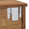 vidaXL Bedside Table 2 pcs Old Wood 40 x 31 x 15 cm Engineered Wood