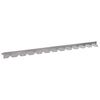 vidaXL Lawn Edging 10 pcs 102 x 4 x 4 cm Steel Silver