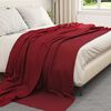 vidaXL Throw Blankets 6 pcs Bordeaux Red 270 x 240 cm Fleece