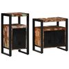 vidaXL Bathroom Furniture Set 2 pcs Brown Solid Reclaimed Wood