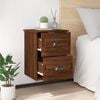 vidaXL Wall-mounted Bedside Cabinets 2 pcs Brown Oak 41.5x36x53cm