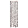 vidaXL Fly Curtain Taupe and White 56x200 cm Chenille