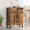 vidaXL Sideboard Old Wood 69.5 x 34 x 90 cm Engineered Wood and Iron