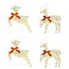 vidaXL Christmas Reindeer 4 pcs 80 LEDs Warm White 43 x 19 x 65 cm