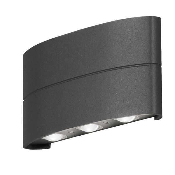 KONSTSMIDE LED Wall Light Chieri 6x1.2W Anthracite