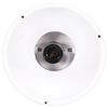 vidaXL Industrial Hanging Lamp 25 W White Round 19 cm E27